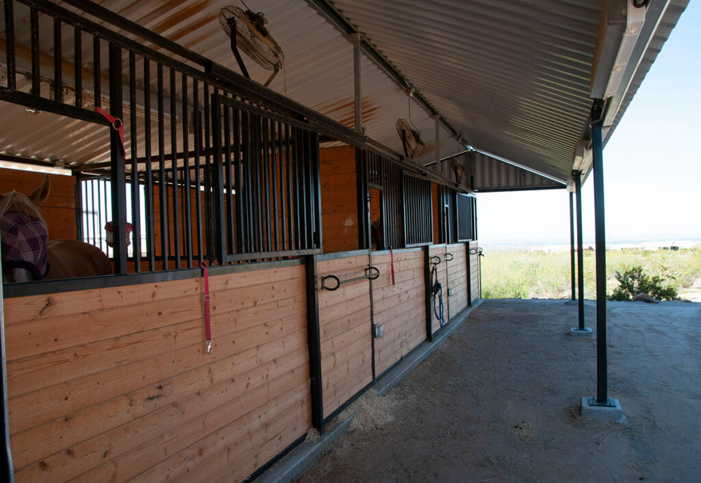 custom built horse stables las cruces new mexico